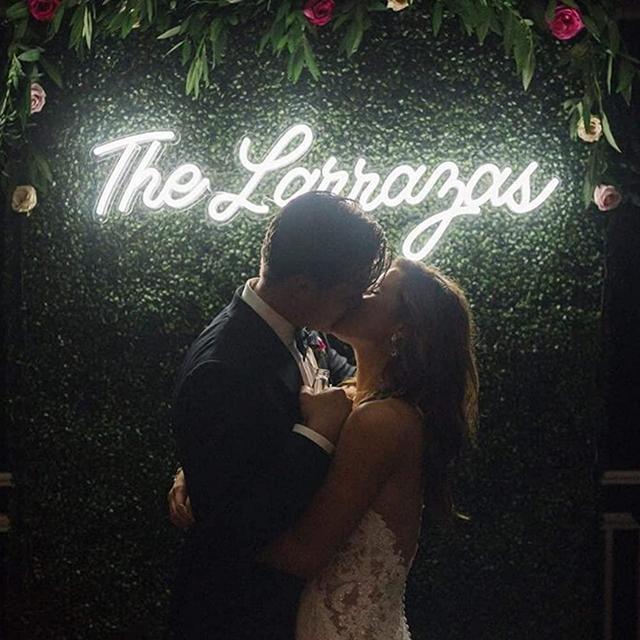 LC Sign Custom Neon Signs for Bedroom Wedding Party Décor Personalized Dimmable LED Neon Sign for Wall Art Birthday Gifts Giving Name Neon Lights (36" Length, 1 Line Text)