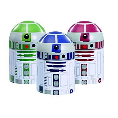 Underground Toys Star Wars Home Kitchen Storage Set Droid Toy (3 Pack)