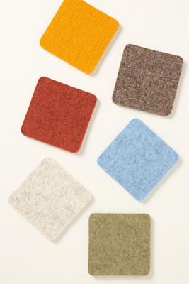 Graf & Lantz Merino Wool Coasters, Set of 6