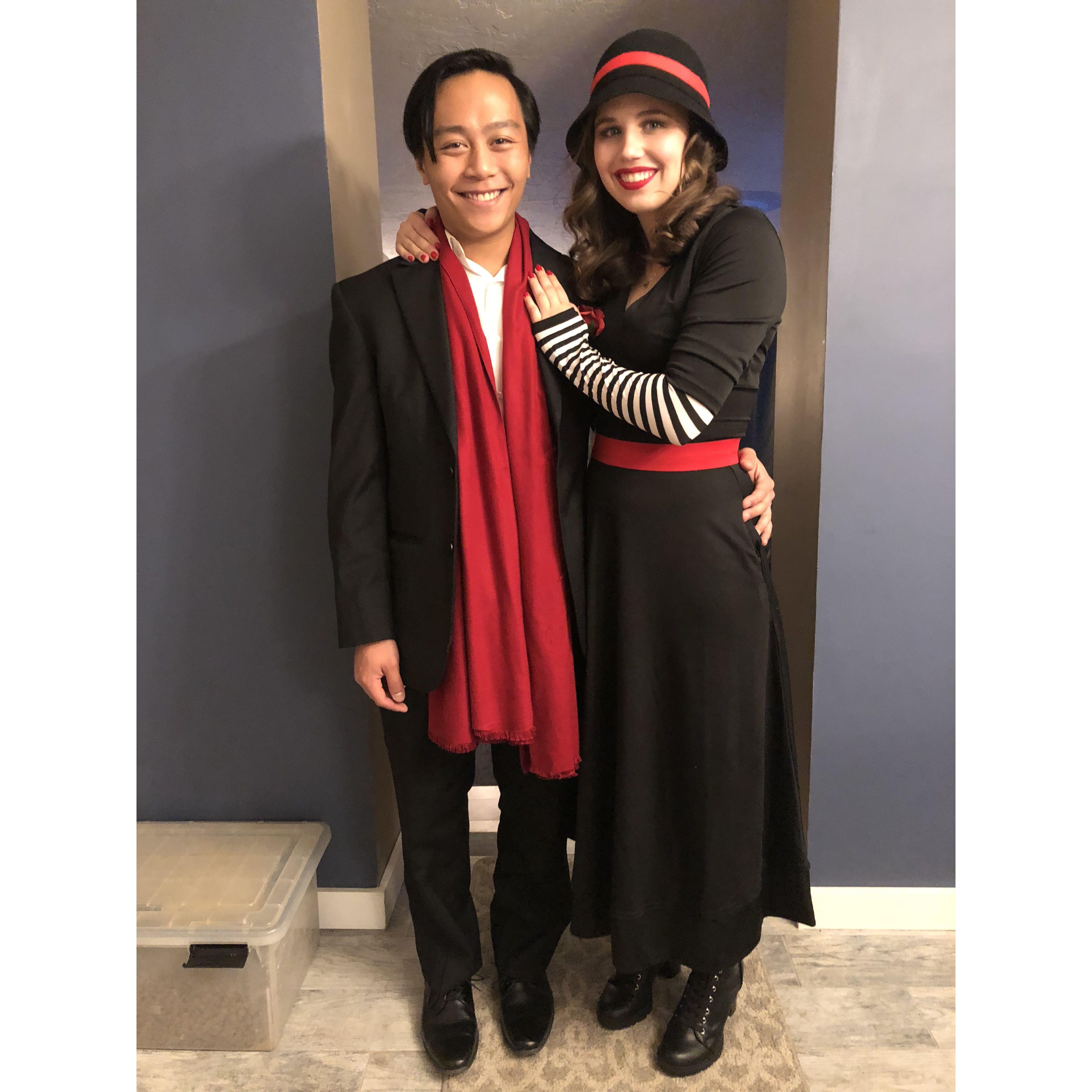October 2018
We celebrated Halloween and my passing of the GRE exam. Stef surprised me with a dinner of homemade ramen after I had been studying for weeks.