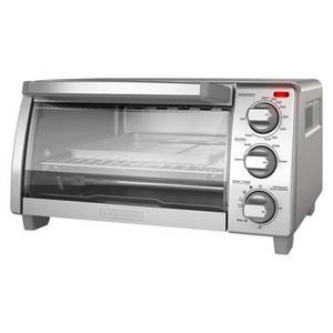 BLACK+DECKER 4 Slice Natural Convection Toaster Oven - Stainless Steel TO1745SSG