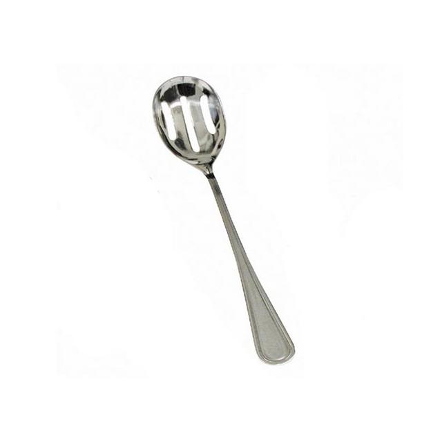Winco Shangarila Banquet Slotted Spoon, 18/8 Extra Heavyweight