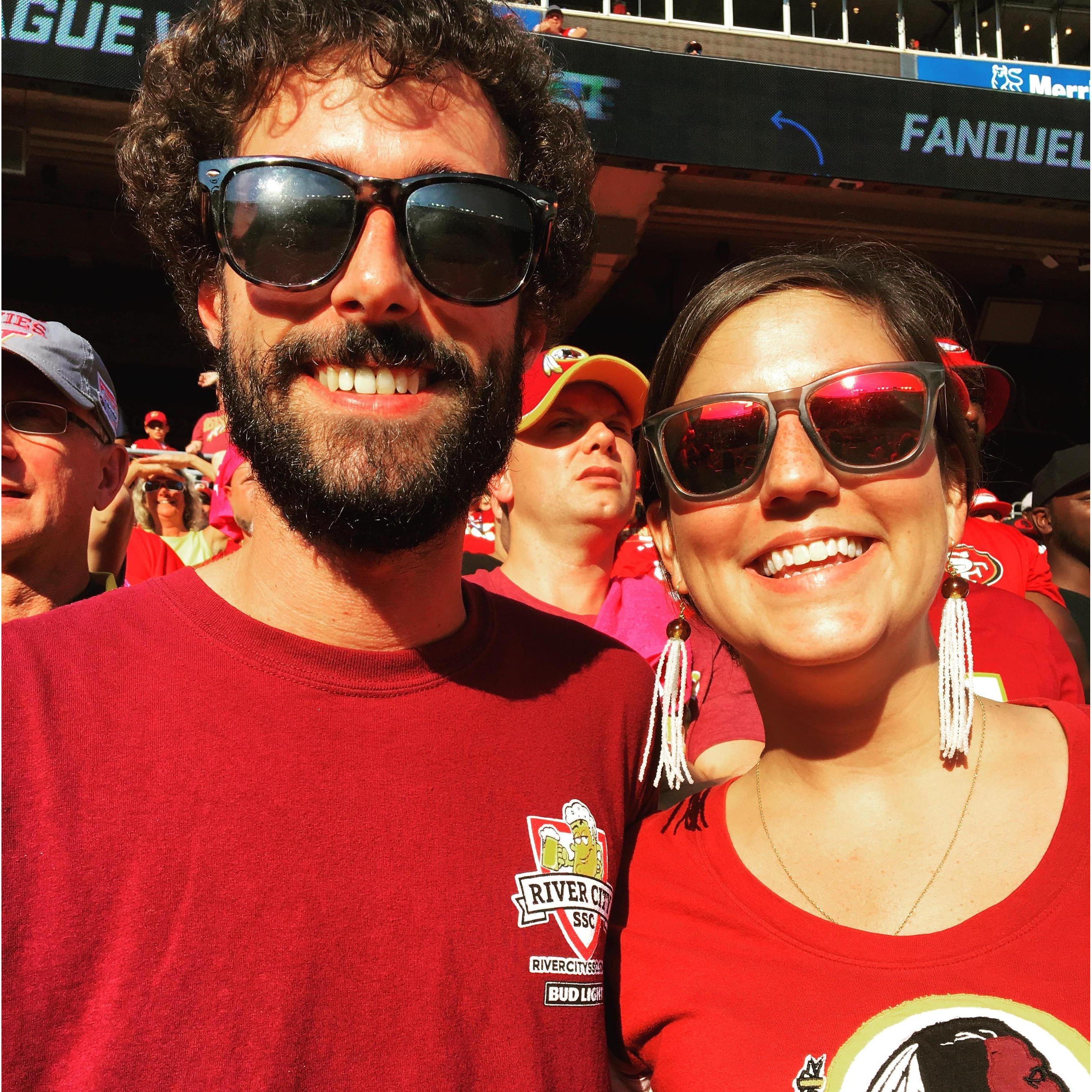 A win over the 49ers at FedEx Field!