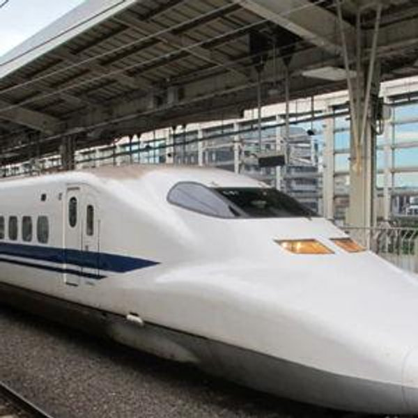 Bullet Train From Kyoto to Tokyo