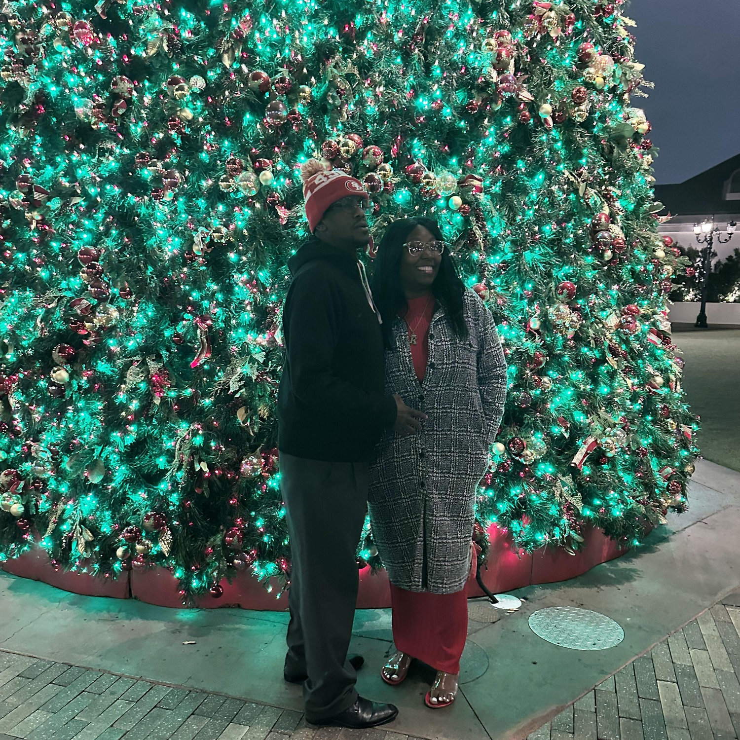 The night he asked, the night she said yes!