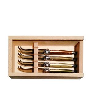 Cheese Knives in Slide Top Box