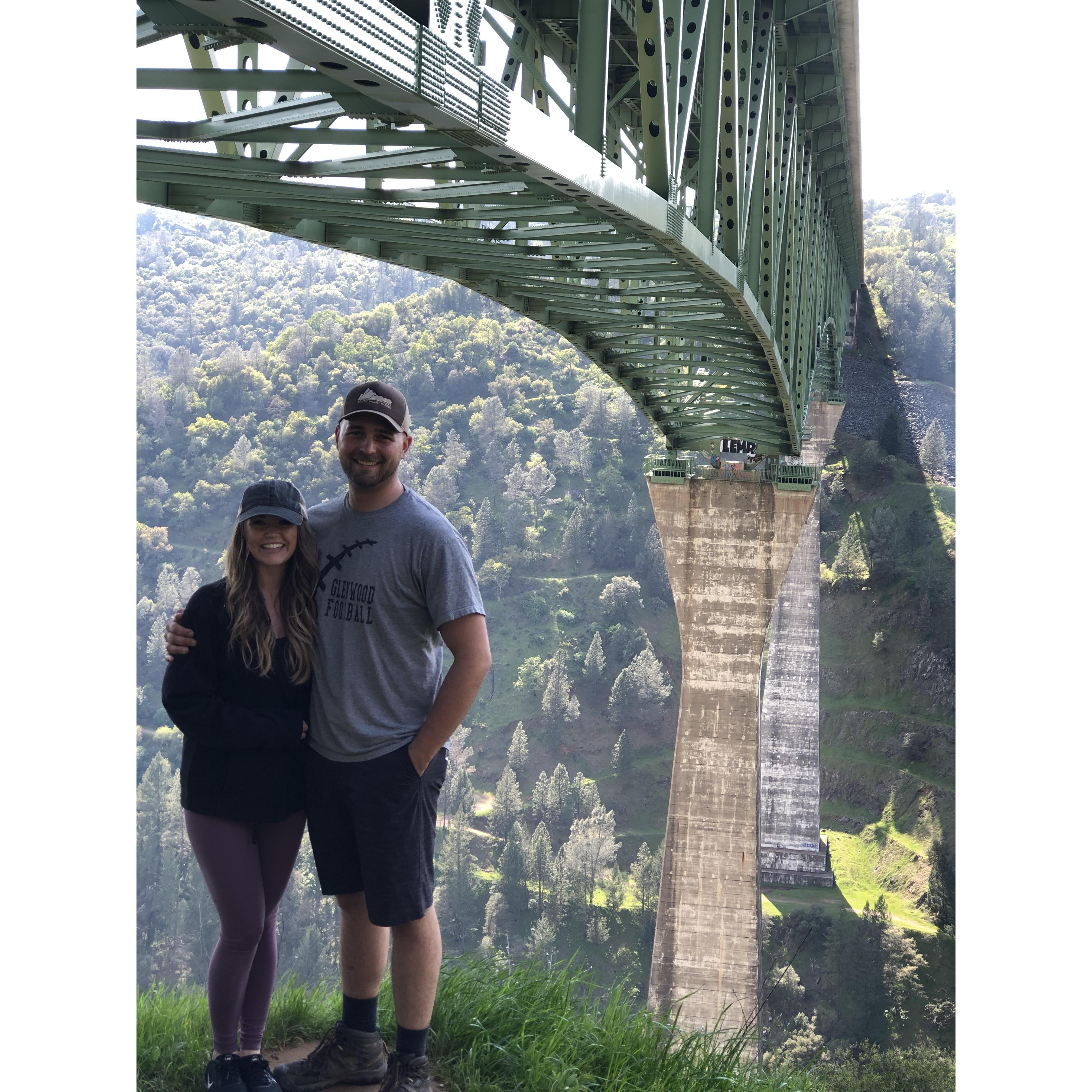 Day hike with Britanie’s family in Auburn by the Foresthill Bridge.