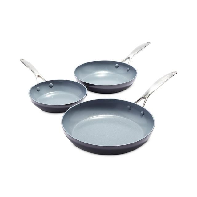 GreenPan Valencia Pro Healthy Ceramic Nonstick 8", 9.5" & 11" Frypan Set