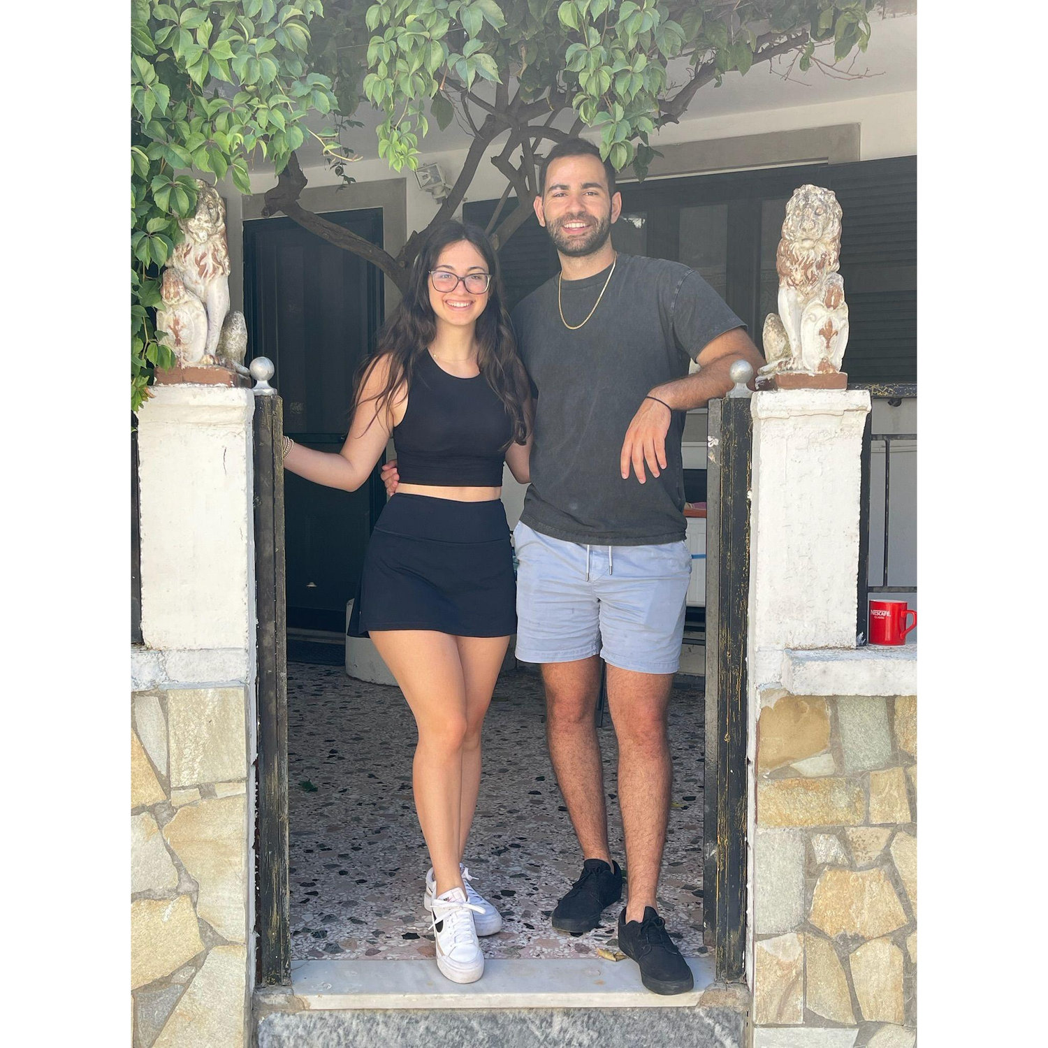First time in Limnos for Georgia- getting to meet my γιαγιά Στέλλα