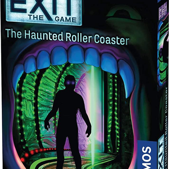 Exit: The Haunted Roller Coaster | Exit: The Game - A Kosmos Game from Thames & Kosmos | Family-Friendly, Card-Based at-Home Escape Room Experience for 1 to 4 Players, Ages 10+