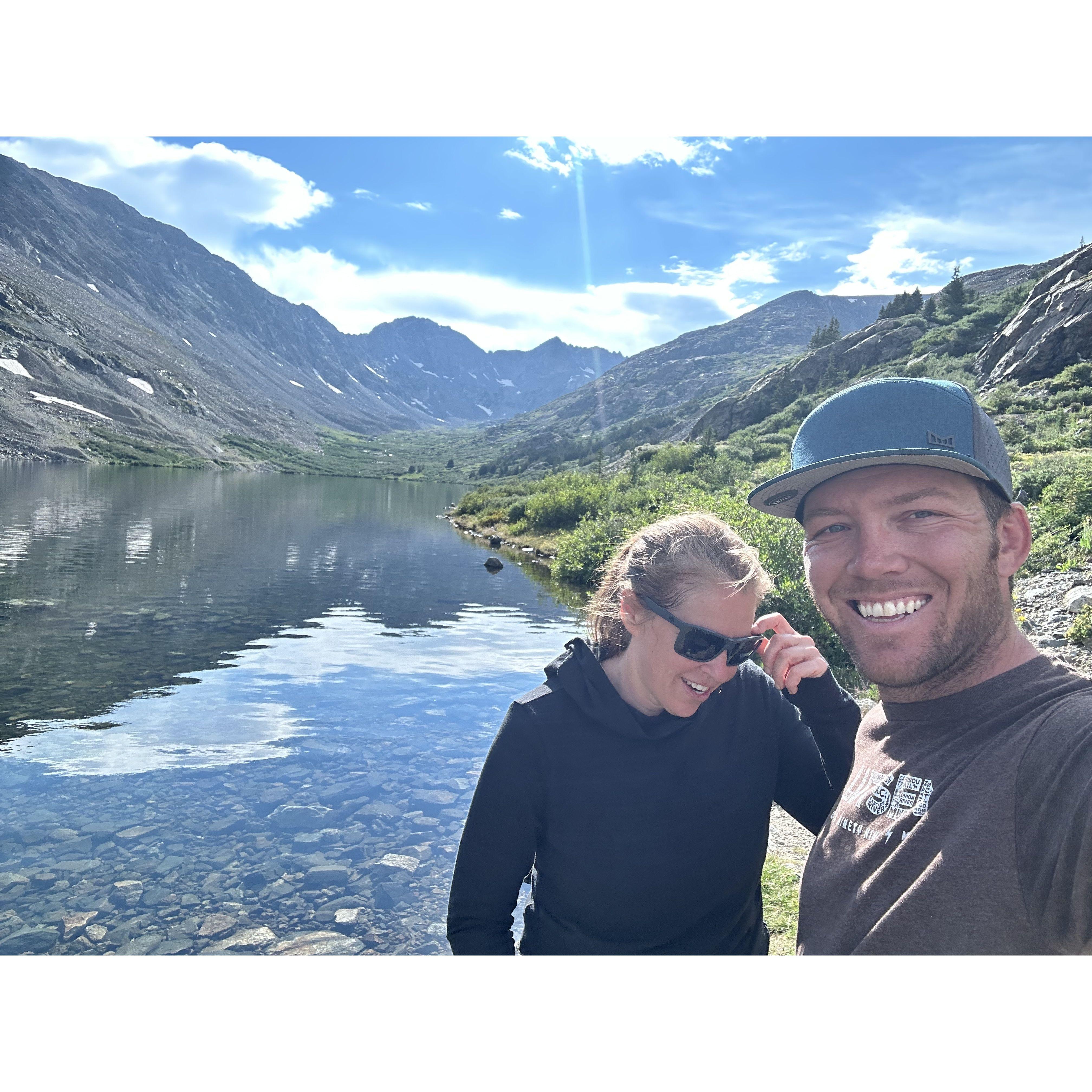 Hiking near Breckenridge, CO