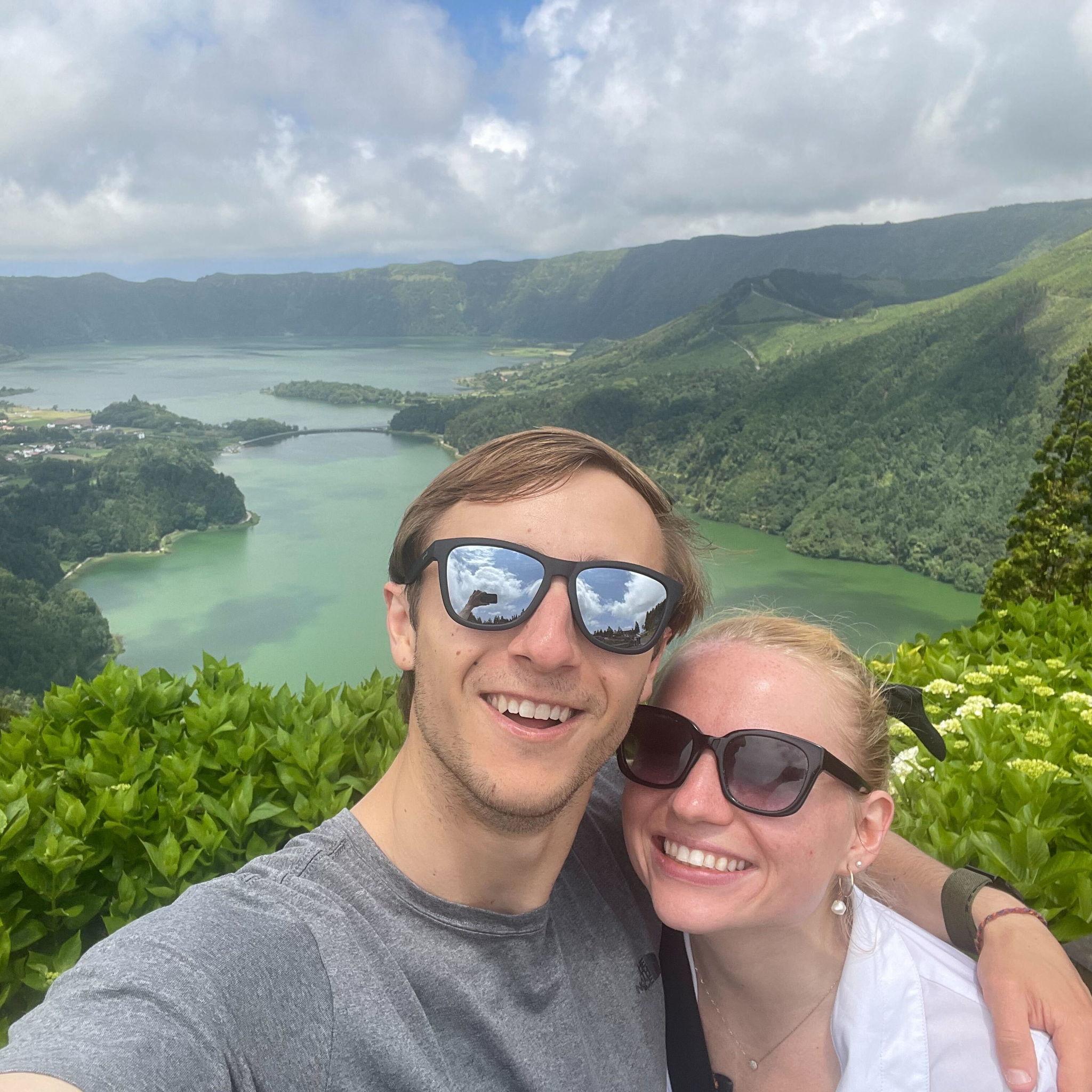 June 17, 2023. Our trip to the Azores and first trip to Europe together!