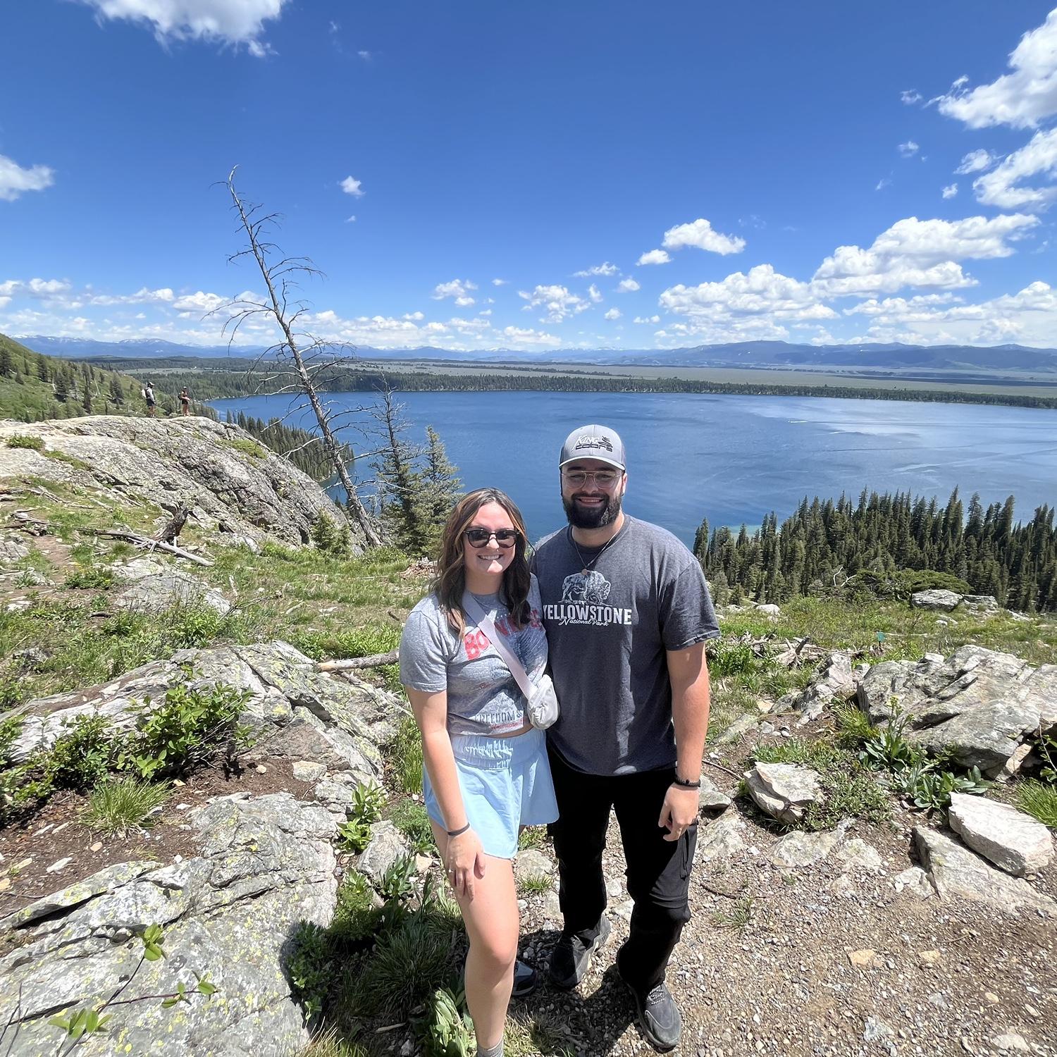 Hiking out west on Rylees birthday to inspiration point!
