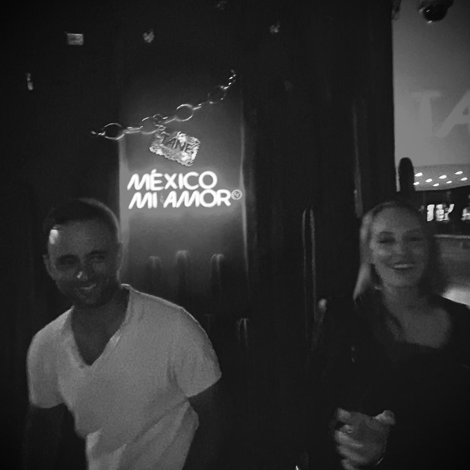 Katie and Mario visiting Mexico City.