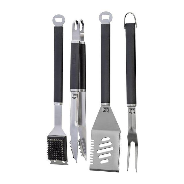 Yukon Glory® 4-Piece Magnetic Grill Tool Set in Steel