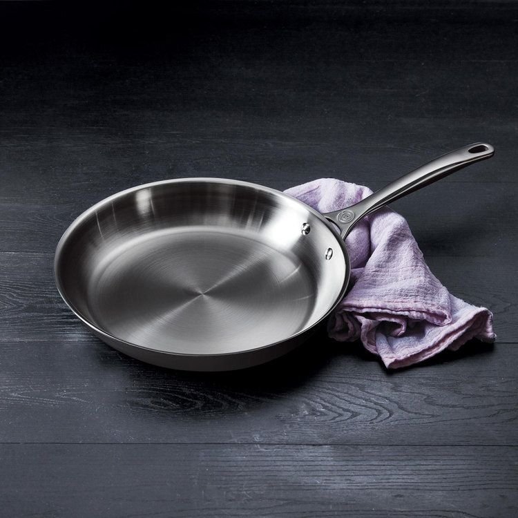 調理器具 LE CREUSET SHALLOW FRYING PAN 28cm Le Creuset, Stainless Fry Pan | Zola