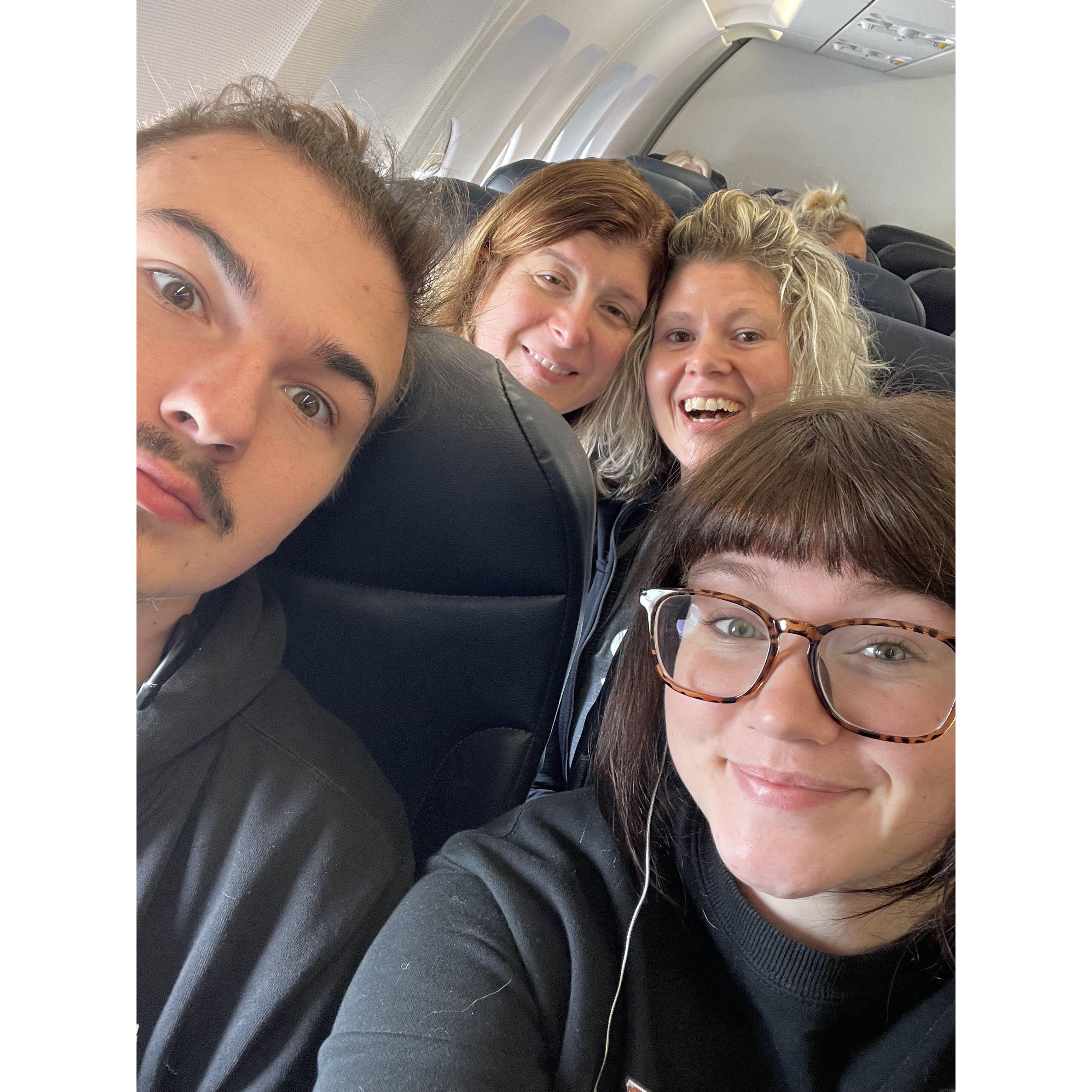 senior trip to SC with mom and Sarah