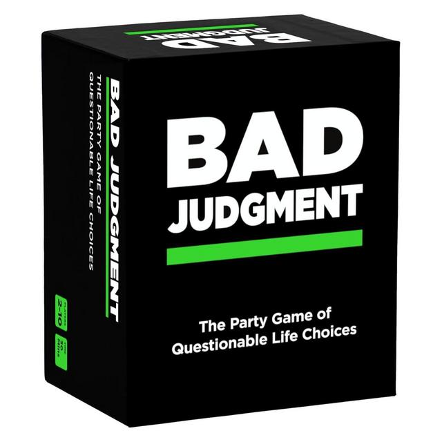 BAD JUDGMENT Adult Party Game - The Game of Questionable Life Choices - Card Game for Friends, Fun Parties & Board Games Night with Your Group