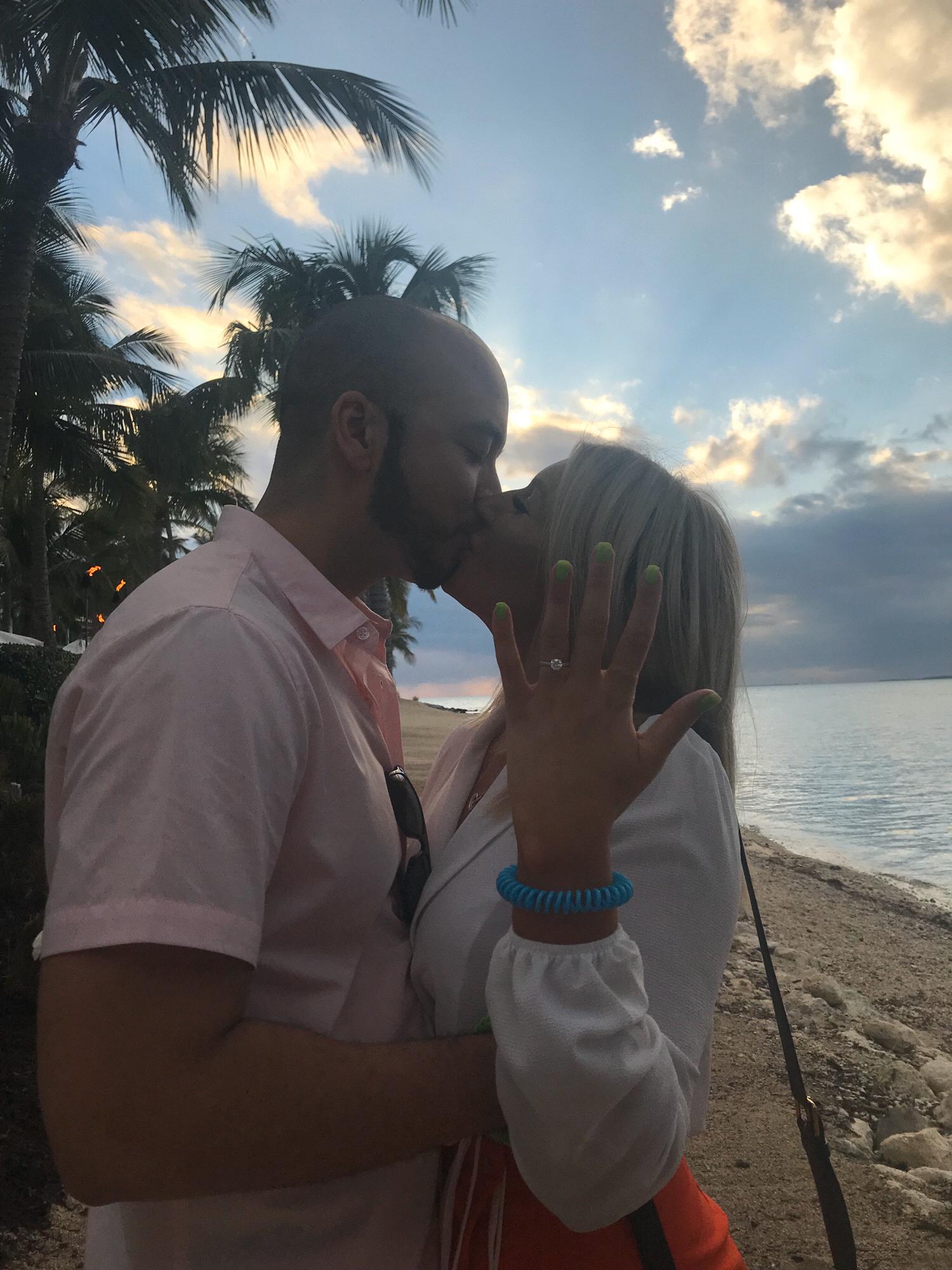 The blue thing on Jordan's wrist? Well that's a mosquito repellent wristband that makes us laugh whenever we see these photos!
Sunset Key, FL 11/18/18