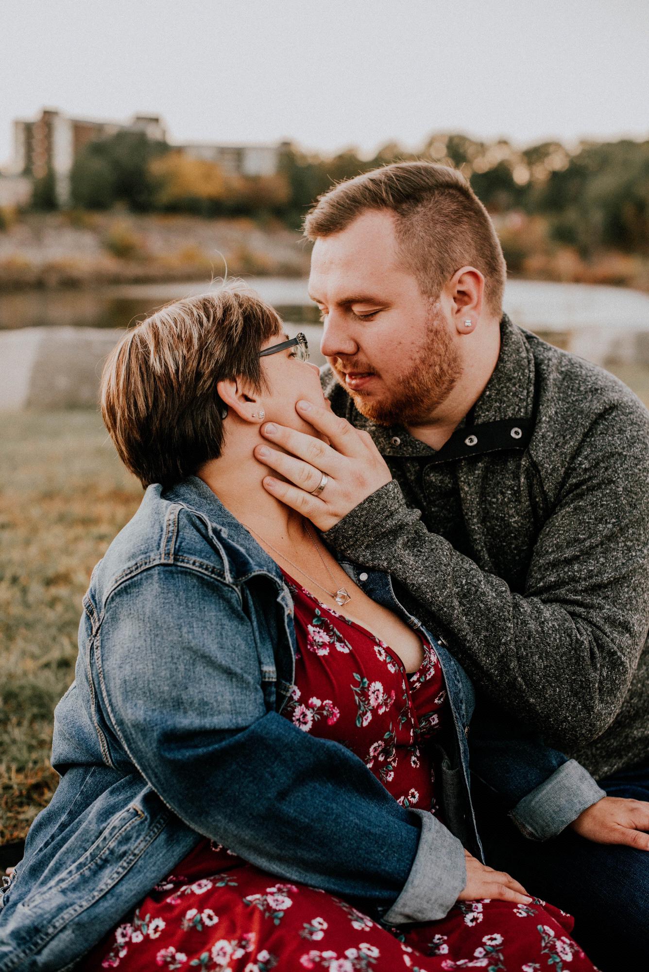 Our engagement photos by Kate Michaud Photography