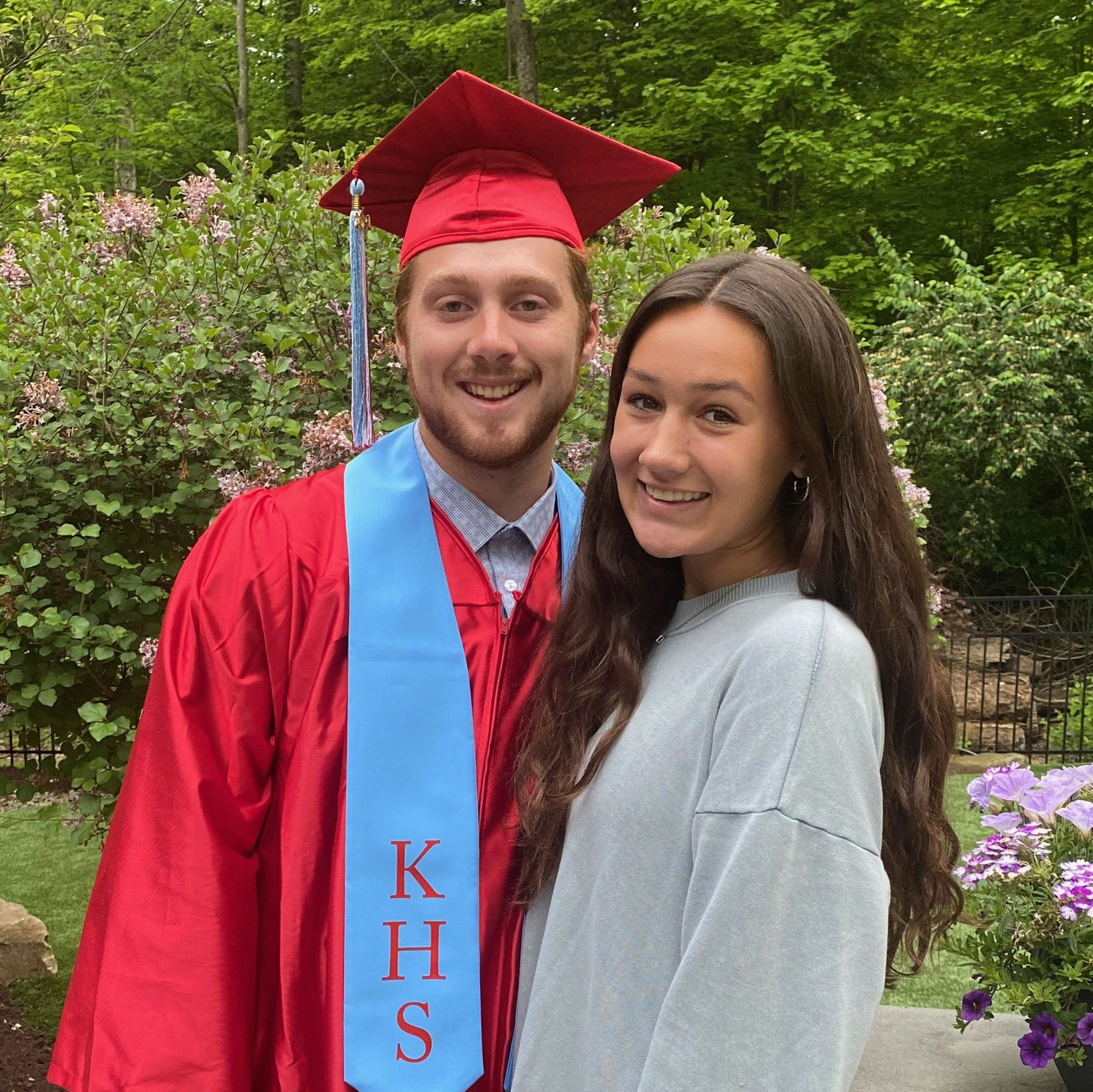 Davis's high school graduation.