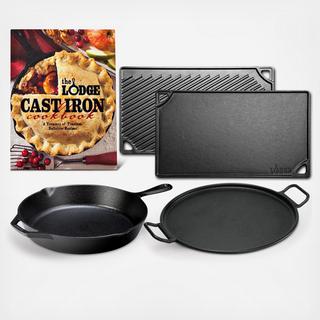 Lodge Essential Cast Iron Cookware Set