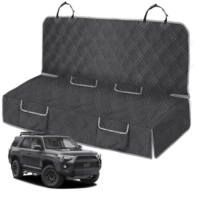 Kistrba Dog Car Seat Cover Compatible with Toyota 4Runner 4 Door 2009-2024, Waterproof Pet Bench Seat Cover for Back Seat, 600D Heavy Duty Scratch Proof Nonslip Truck Seat Covers for Dogs