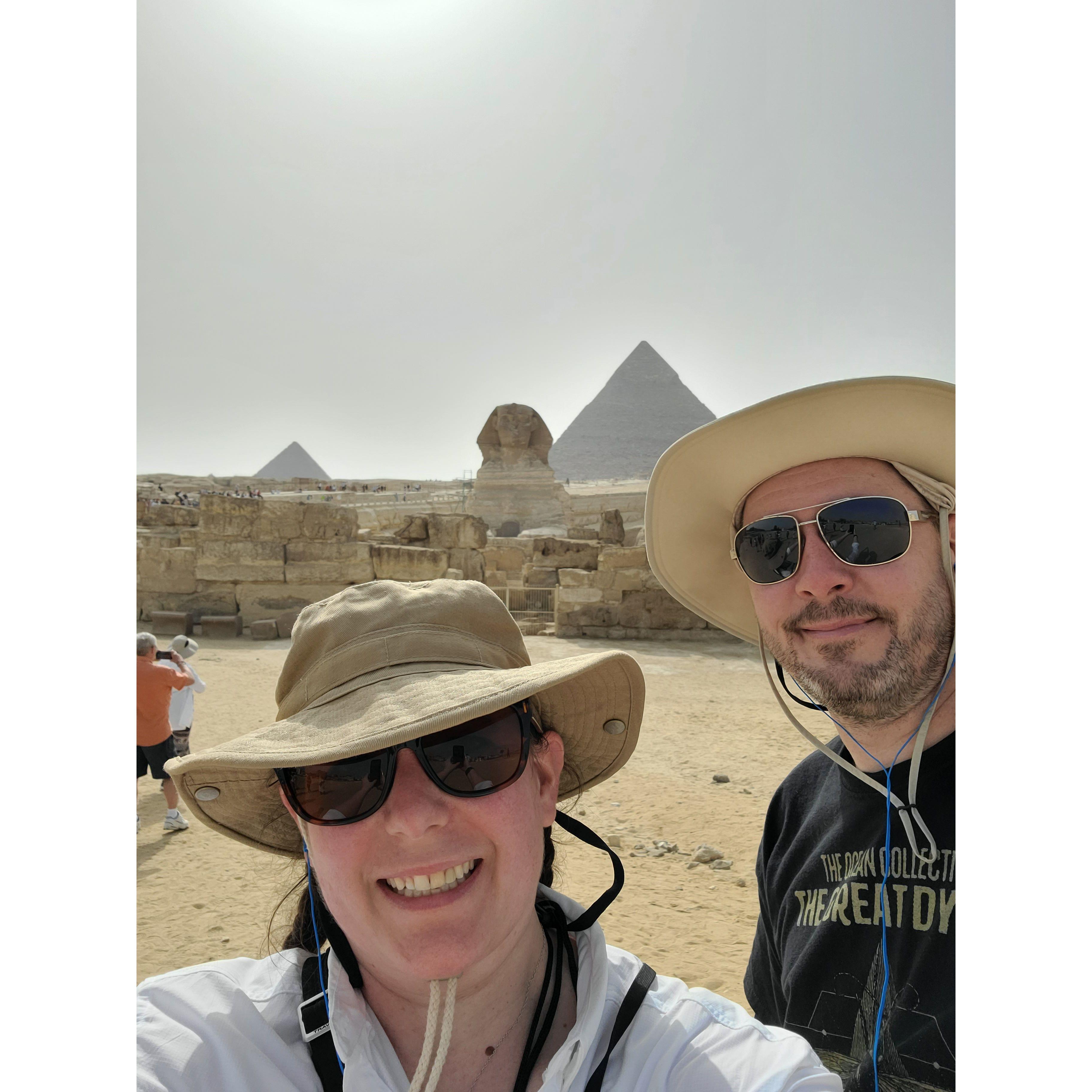 The Great Pyramids of Giza & the Sphynx (April 2022)