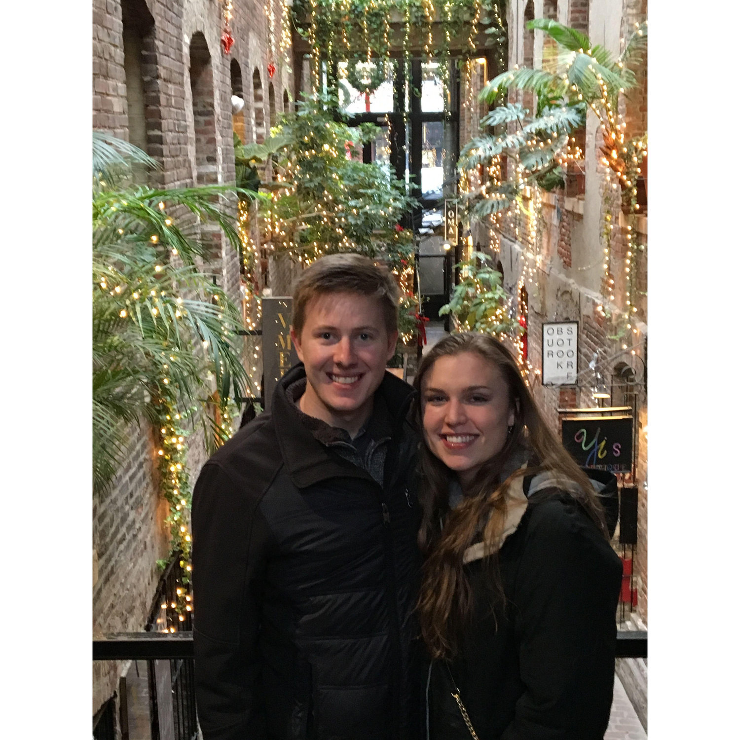 Omaha Old Market at Christmas