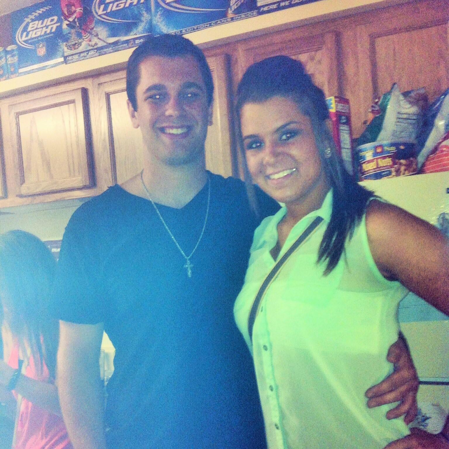 First photo from 2012, the first night Nick & Sam met. Where they shotgunned a beer and played a few rounds of beer pong.