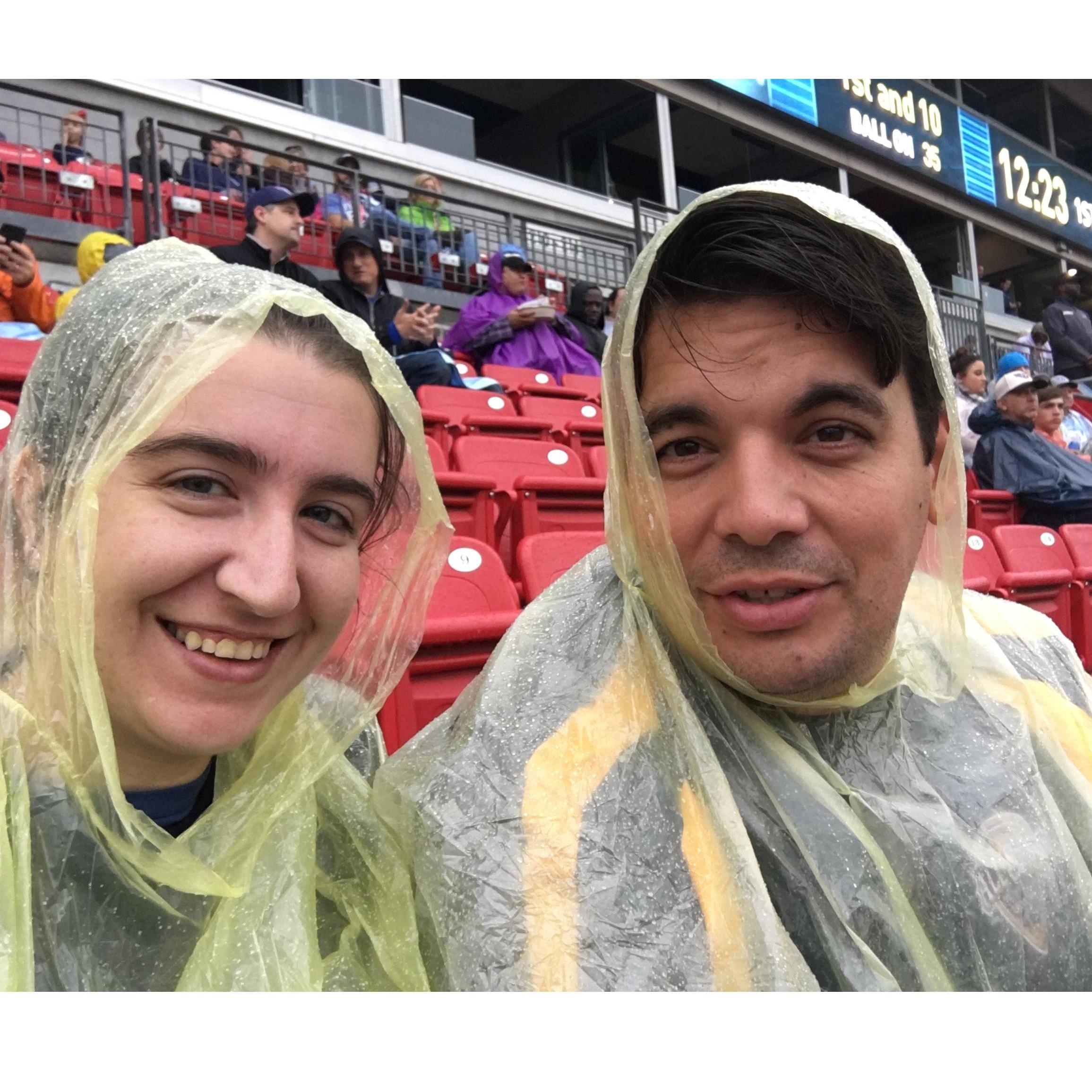 A very rainy Titans game (...that they lost)