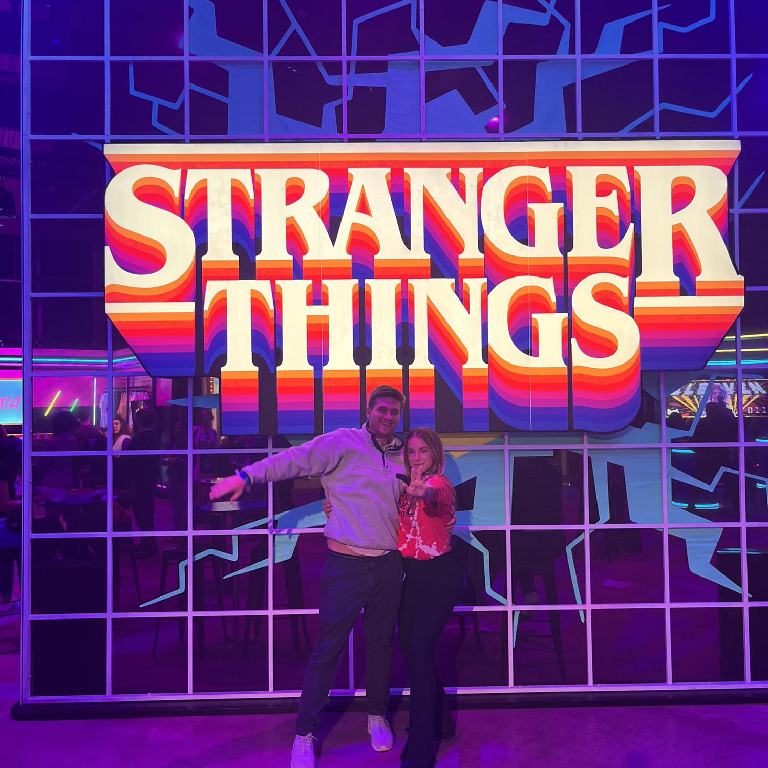 Stranger Things experience downtown Atlanta before our Stranger Things themed Halloween party.