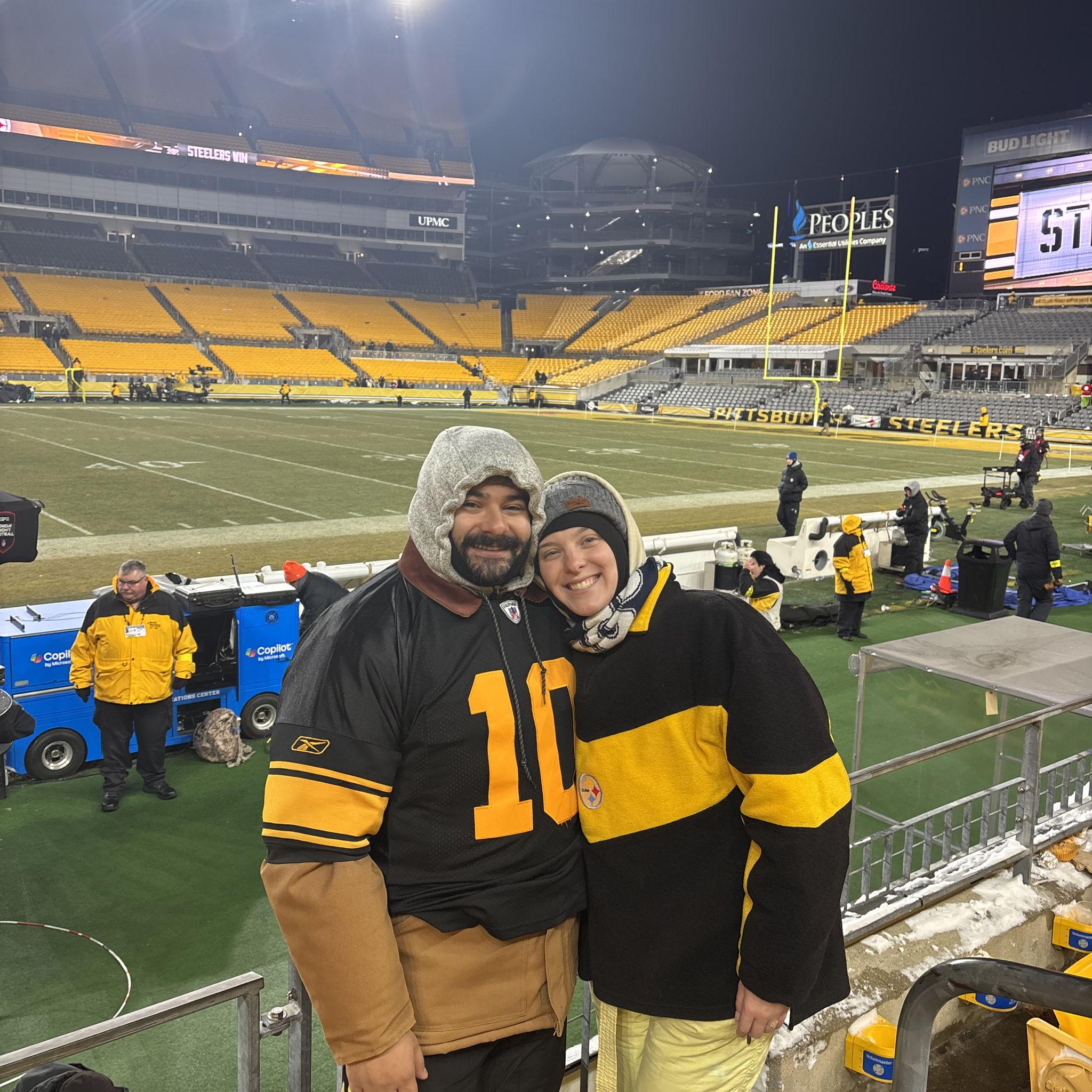 Mina's First Steelers Game (Steeler's Win) Dec 2025