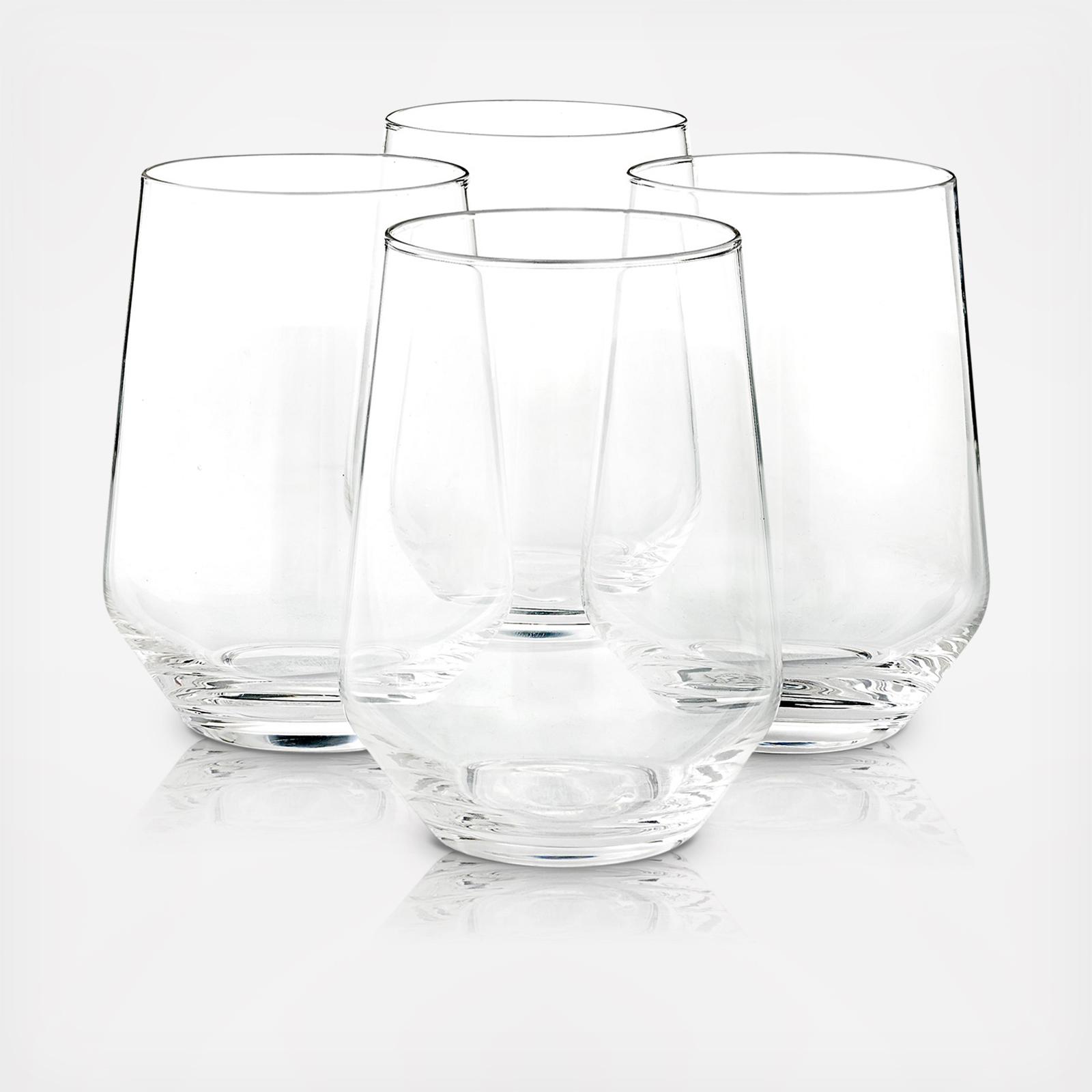Macy's, Hotel Collection Stemless Wine Glass, Set of 4 Zola