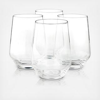 Hotel Collection - Stemless Wine Glass, Set of 4