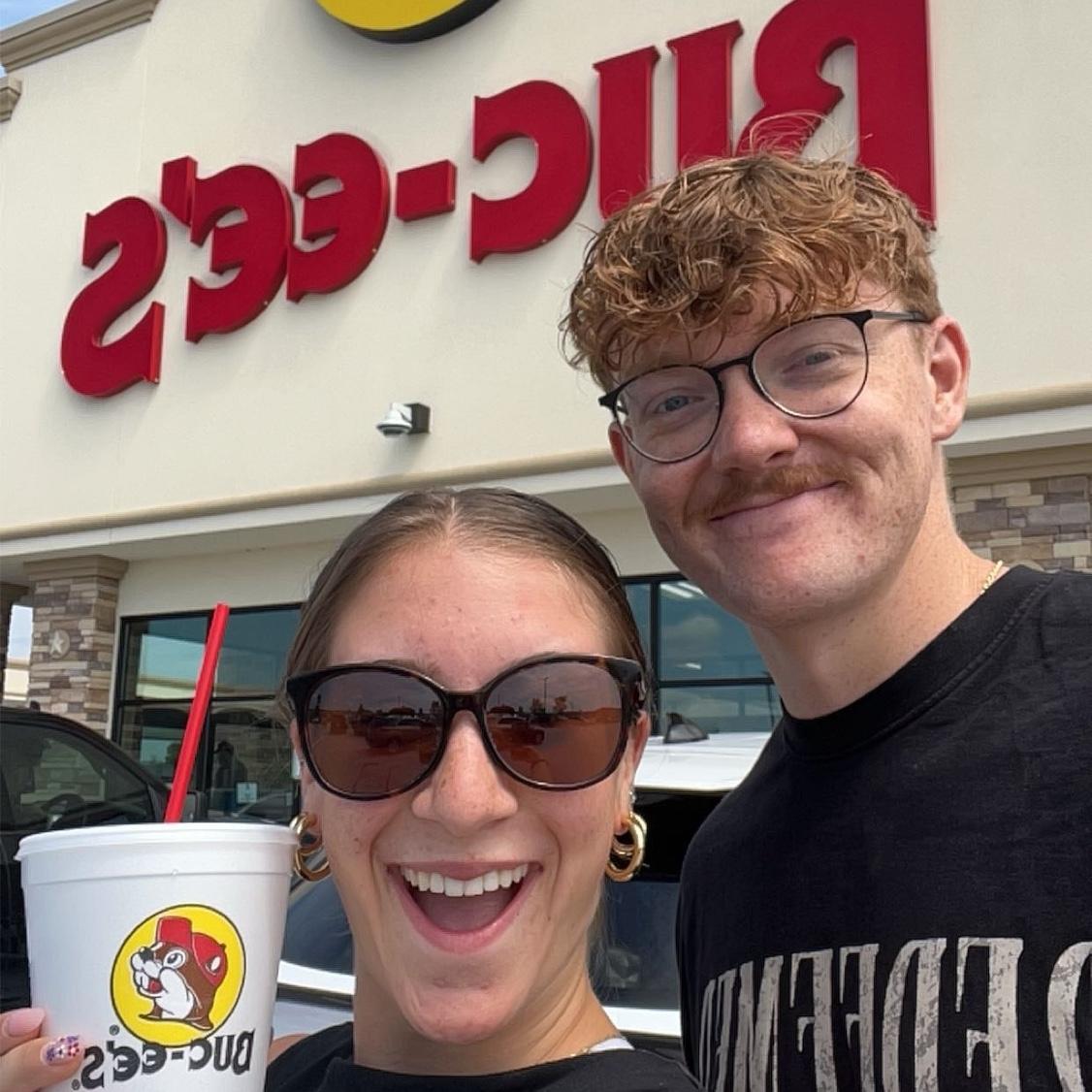 Julia's first trip to Buc-ees ever (located in Kodak, TN, about 20 minutes from Downtown Knoxville)!