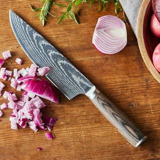 Bobby Flay Stainless Steel Chef's Knife with Sheath