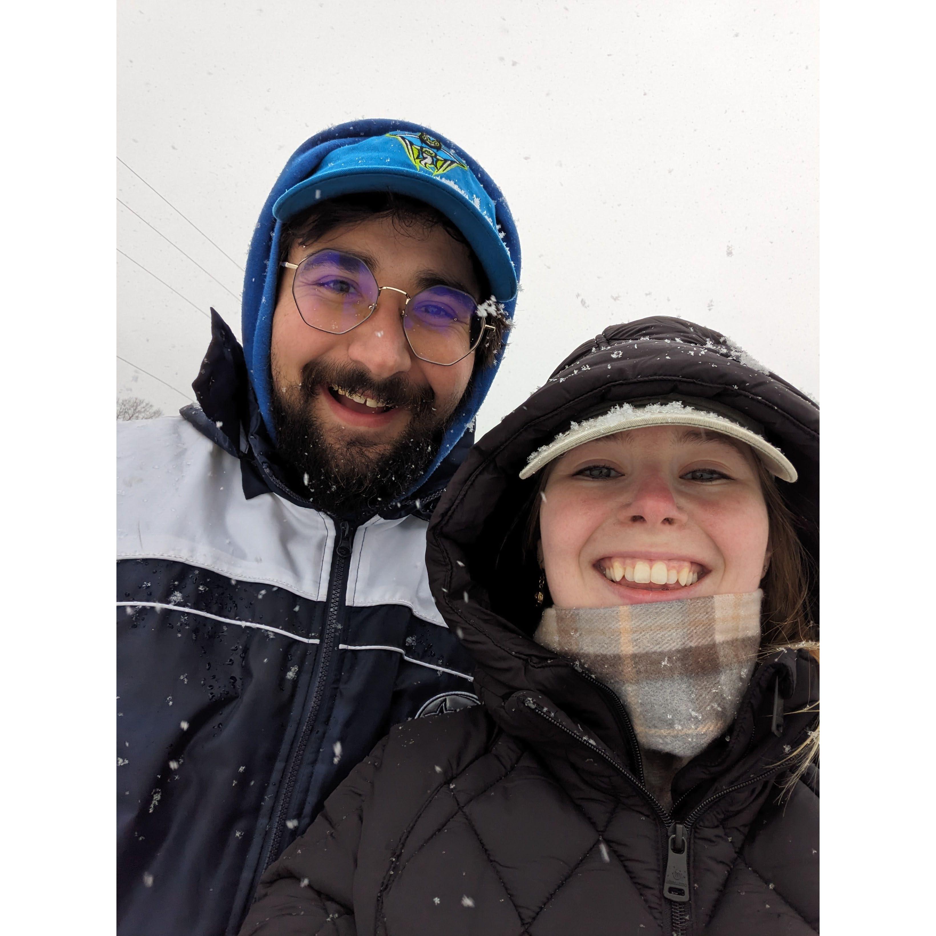 Our first snow day in VA