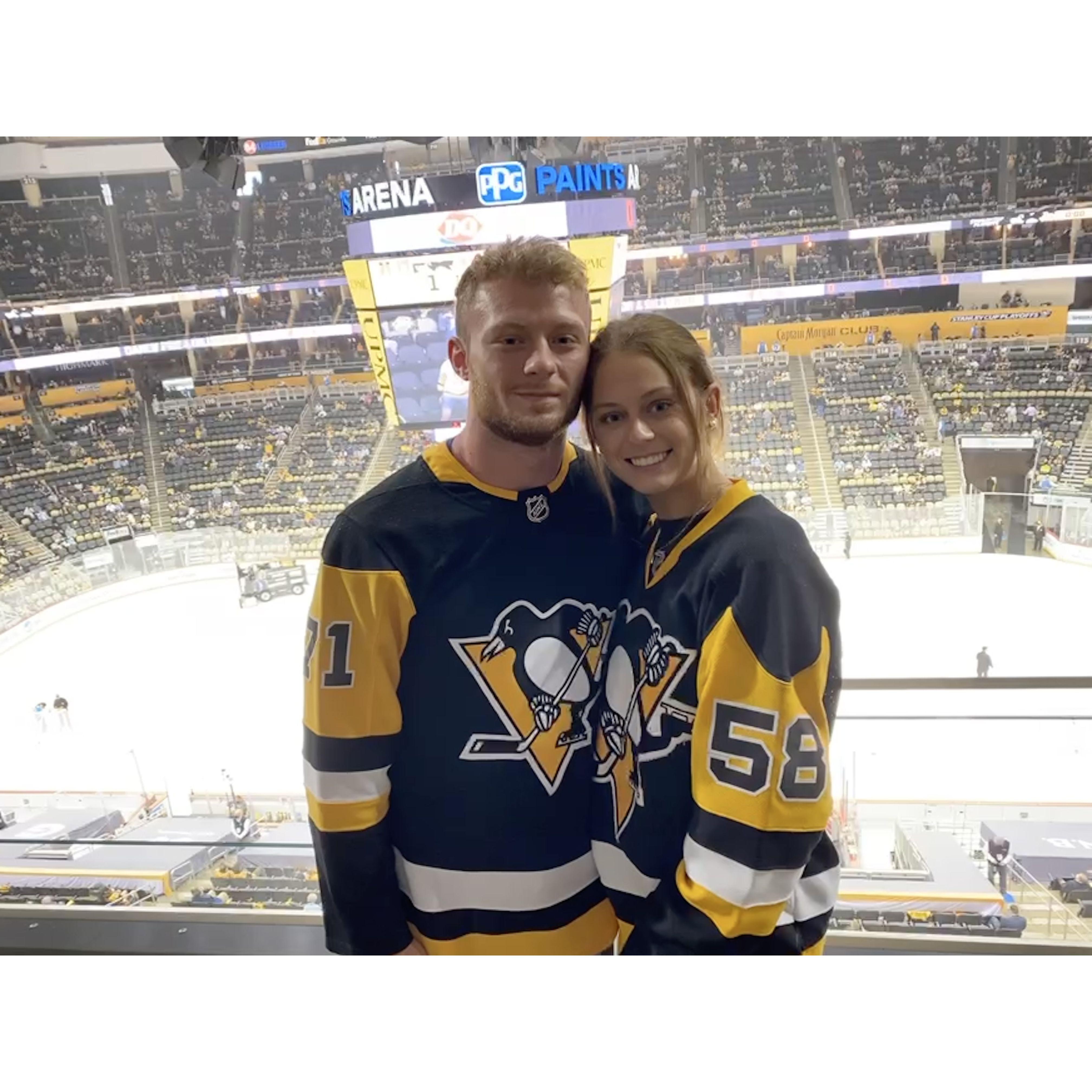 Henry's first Pittsburgh Penguins game!