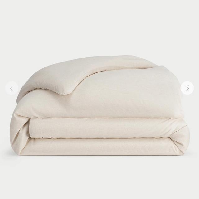 Linen Bamboo Duvet Cover - King Natural