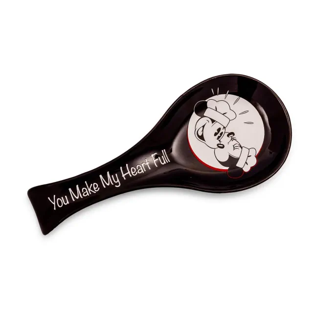 Silver Buffalo Disney Mickey and Minnie Mouse Ceramic Spoon Rest
