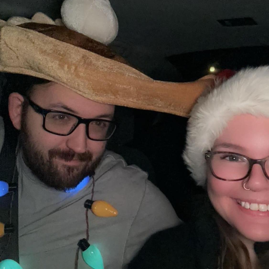 At our friends "HallowThankMas" Party