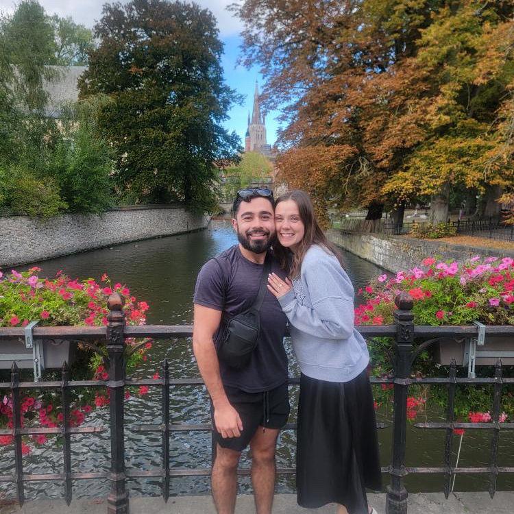 Lake of Love in Bruges, Belgium