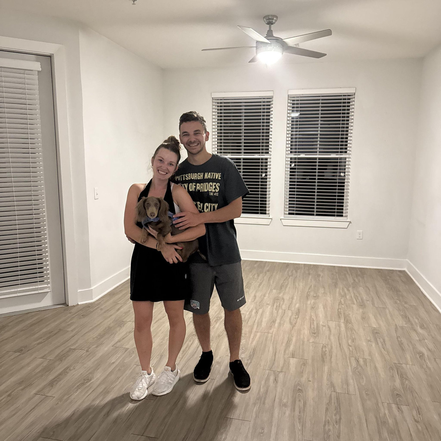 Moving out of our first apartment together - June 2025