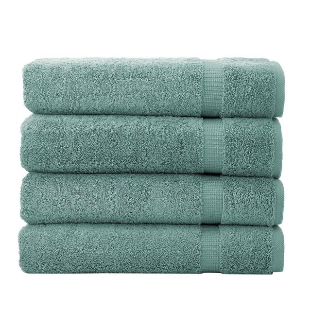 4pc Villa Bath Towel Set Green - Royal Turkish Towel
