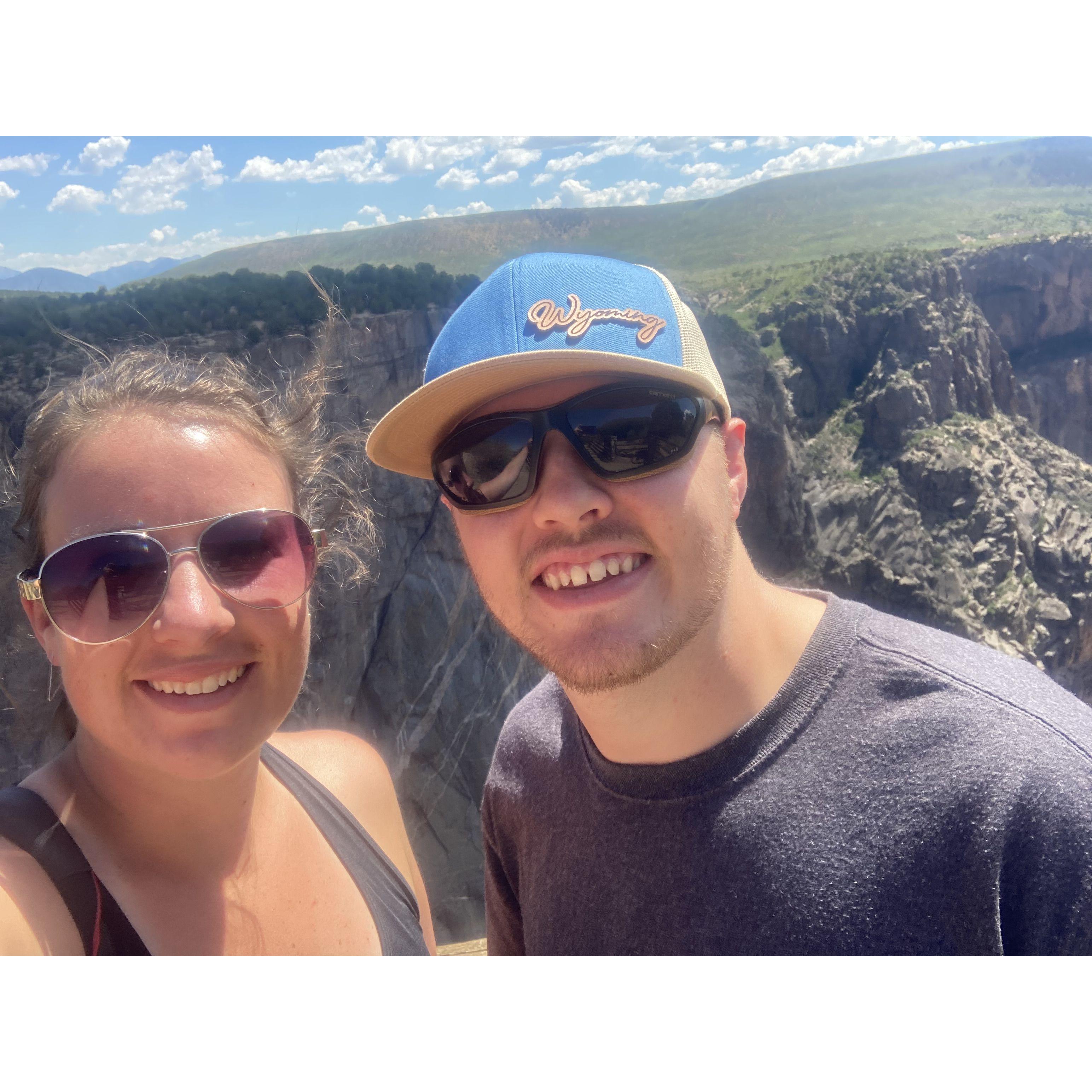 Black Mountain of Gunnison National Park, Gunnison Colorado