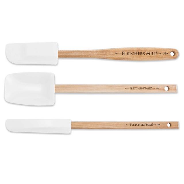 Silicone Spatulas in White
