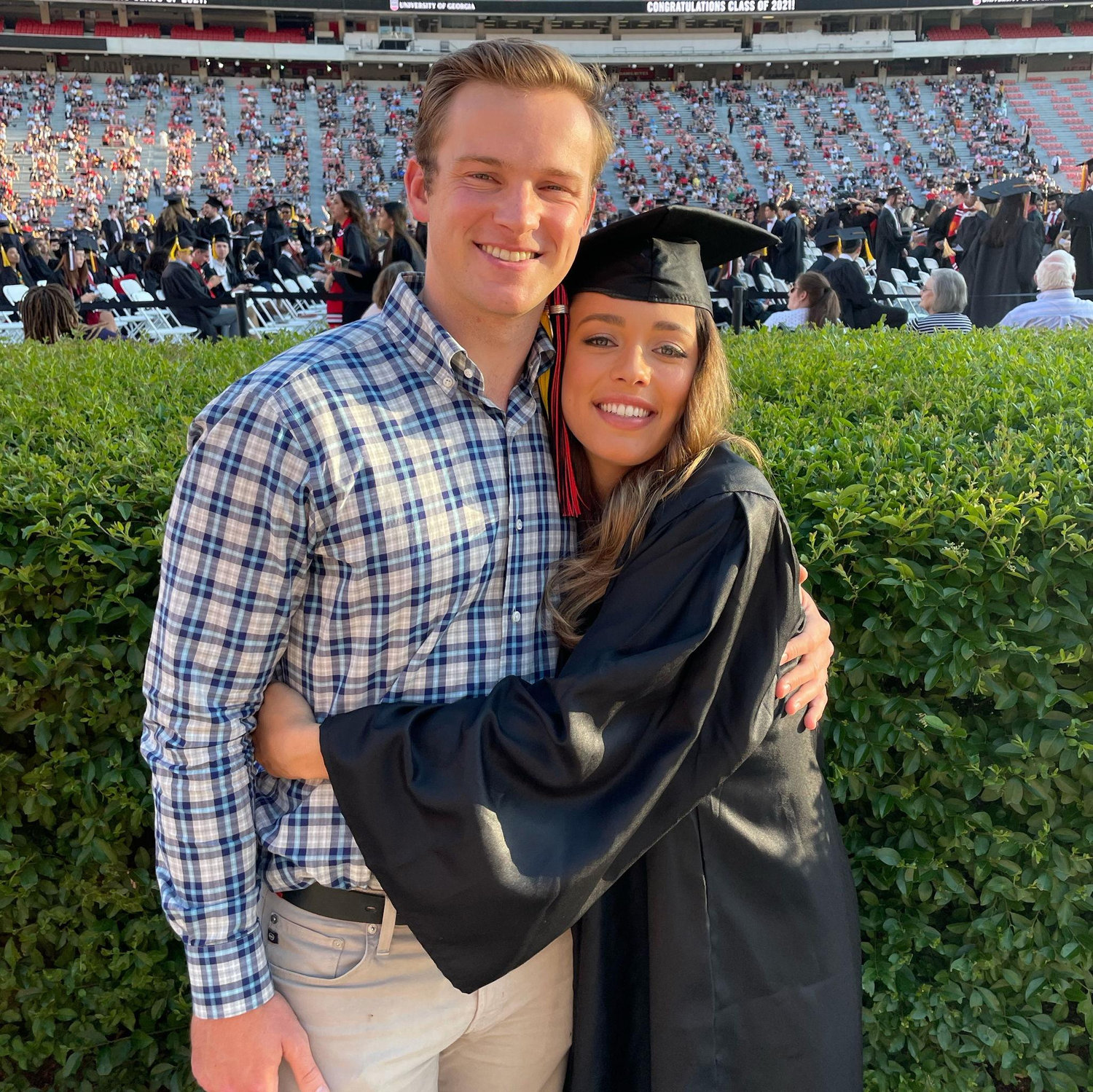 Bill had a "COVID" graduation in December of 2020, but we got to celebrate Charlotte's in May of 2021!