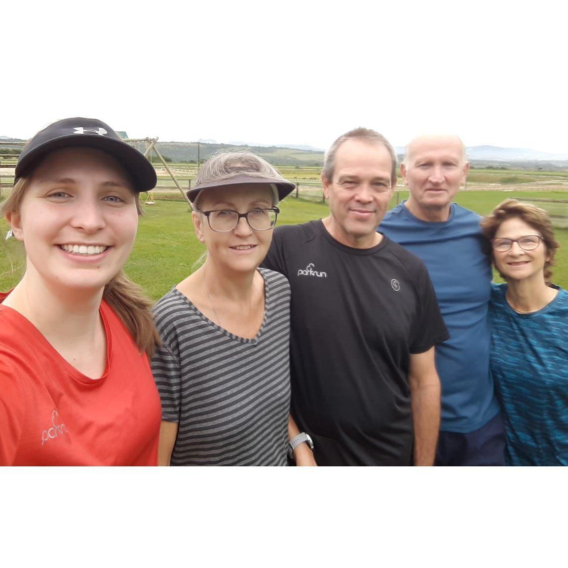 Ashburton Parkrun with David & Elbie