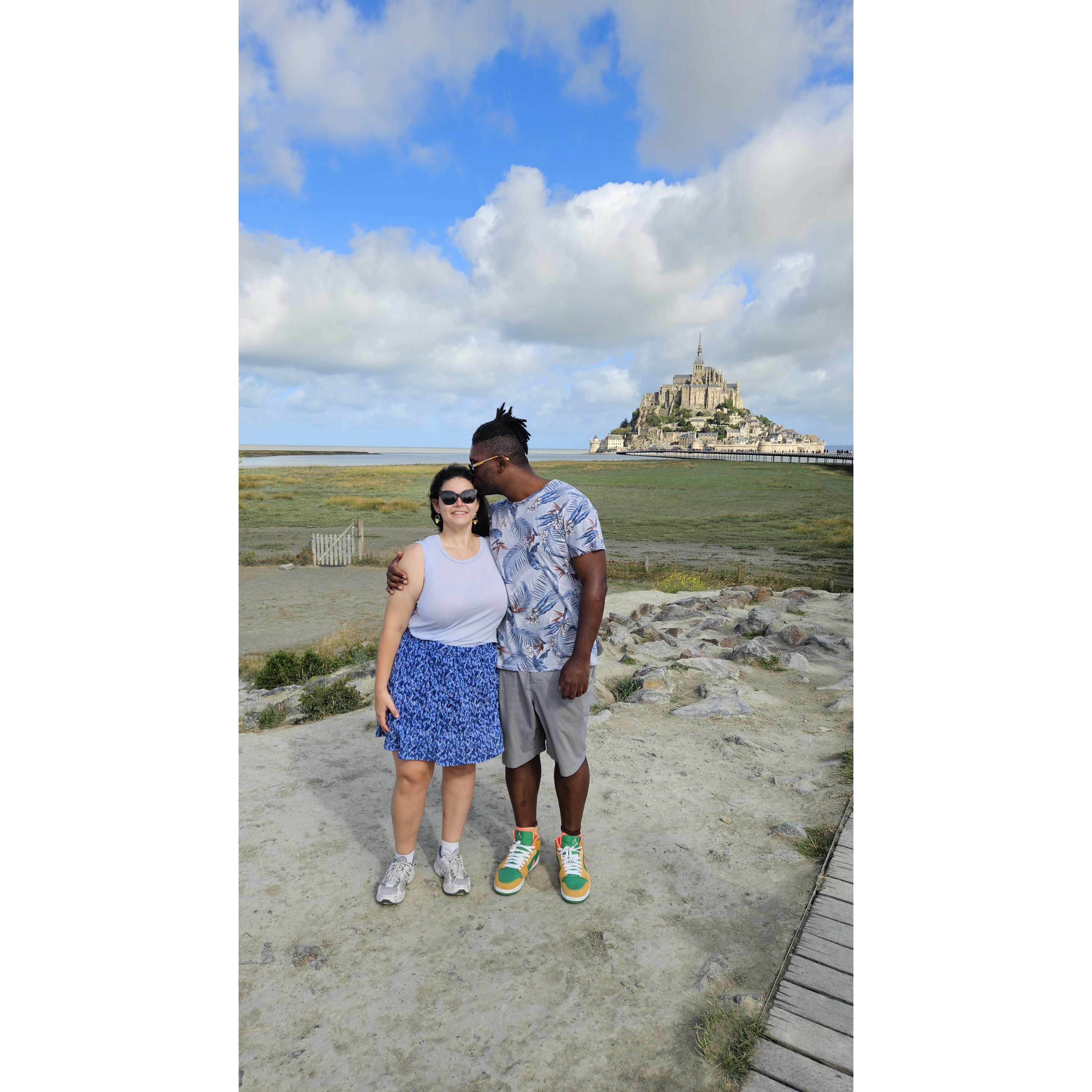 At Mont Saint Michel, August 2023